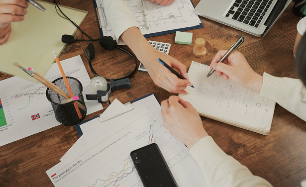 의논하는 스톡 이미지